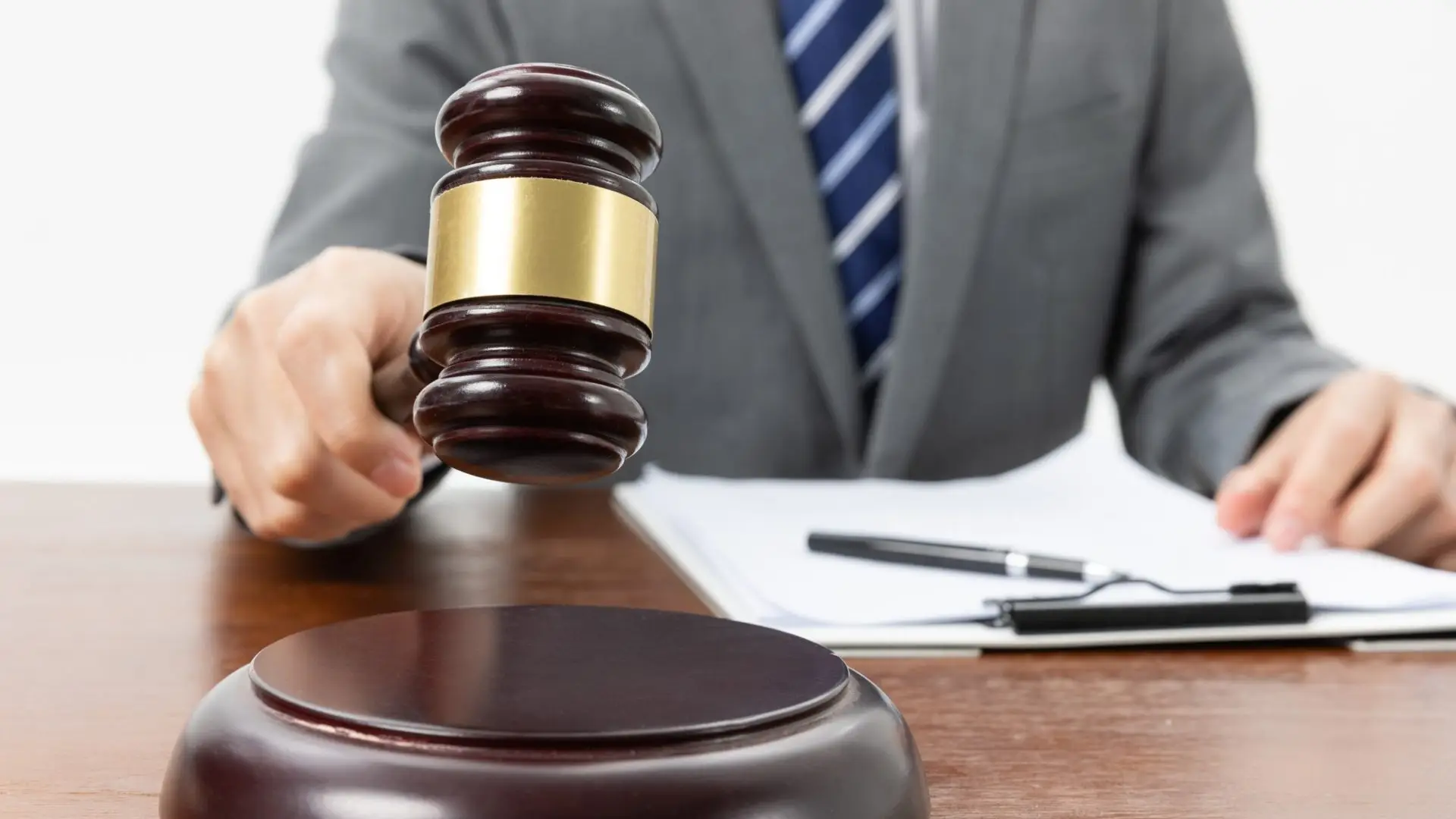 Judge setting bail conditions at a North Carolina court hearing